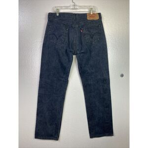 Levis 501 Jeans Mens 36X34 Button‎ fly Blue denim Straight Fit Western Outdoor